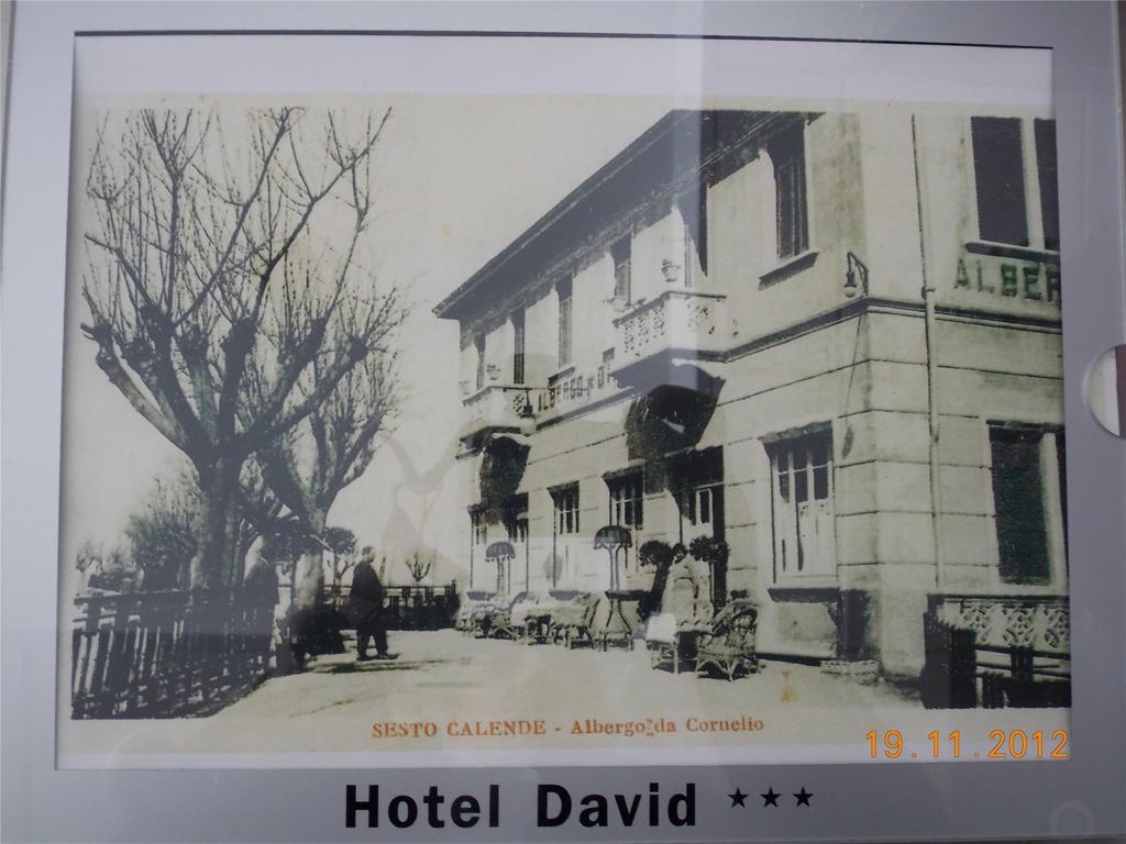 Hotel David Sesto Calende Exteriör bild